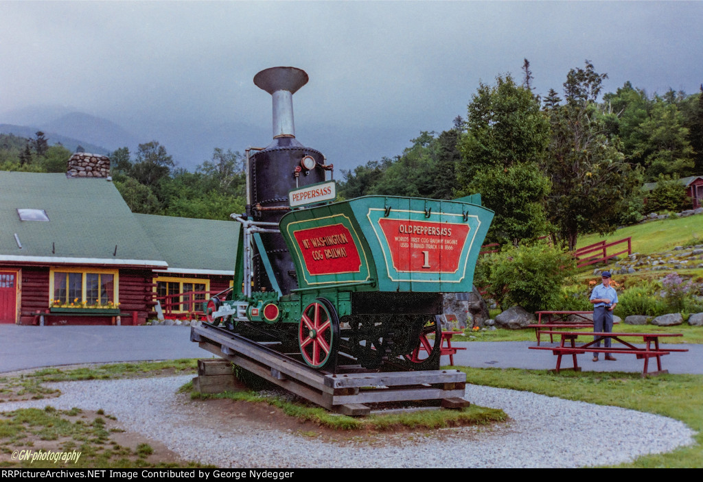 MWCR 1 0-2-2cog, Bldr Campbell & Whittier 1866  "old Peppersass"